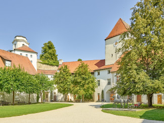 Äußerer Burghof der Veste Oberhaus