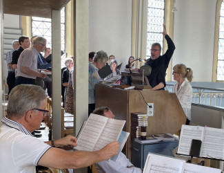 Die Musiker beim Festgottesdienst